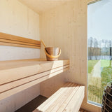 Genevas St Moritz 5 Person Outdoor Sauna with Shower Room - Heracles Wellness
