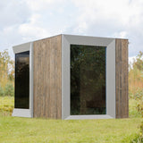 Genevas Zermatt 5 Person Outdoor Sauna with Changing Room - Heracles Wellness