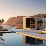 Genevas Zermatt 5 Person Outdoor Sauna with Changing Room - Heracles Wellness