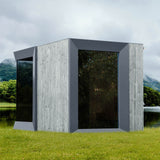 Genevas Zermatt 5 Person Outdoor Sauna with Changing Room - Heracles Wellness