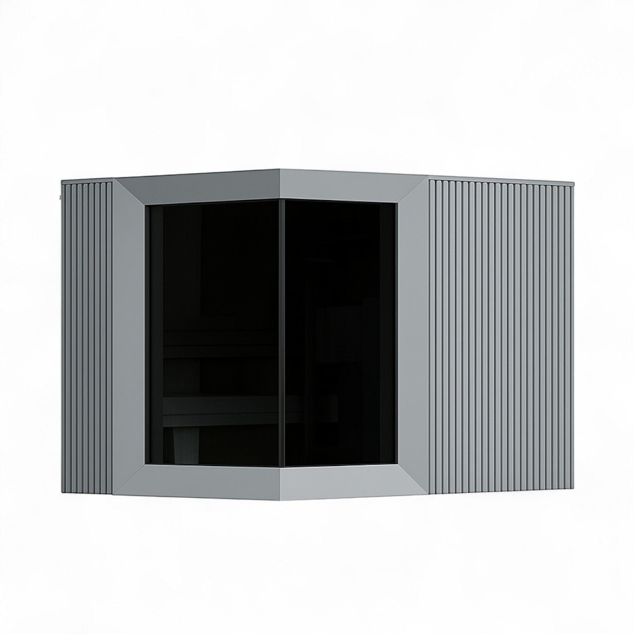 Genevas Zermatt 5 Person Outdoor Sauna with Changing Room - Heracles Wellness