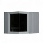 Genevas Zermatt 5 Person Outdoor Sauna with Changing Room - Heracles Wellness