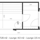 Genevas Zermatt 5 Person Outdoor Sauna with Changing Room - Heracles Wellness