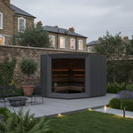 Genevas Zermatt 5 Person Outdoor Sauna with Changing Room - Heracles Wellness