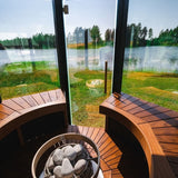 Haljas Hele Single Outdoor Sauna 7 Seater - Heracles Wellness