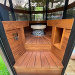 Haljas Hele Single Outdoor Sauna 7 Seater - Heracles Wellness