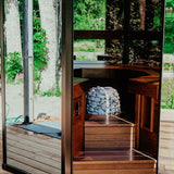 Haljas Hele Single Outdoor Sauna 7 Seater - Heracles Wellness