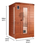 Health Mate Enrich 2 Person Infrared Home Sauna - Heracles Wellness