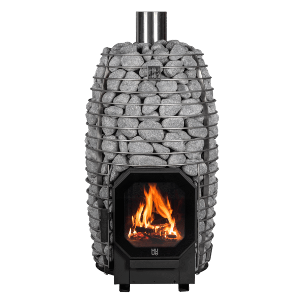 HUUM HIVE Flow 9.8kW product image showing the sauna heater or heater finish option.