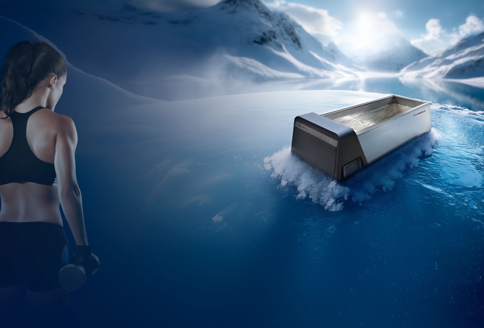 Icefall 0°C Ice Bath - Heracles Wellness