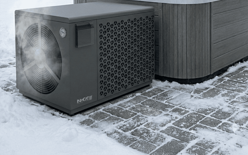 iNHEAT 7kW SpaLine EVI Heat Pump for Hot Tubs and Swim Spas - Heracles Wellness