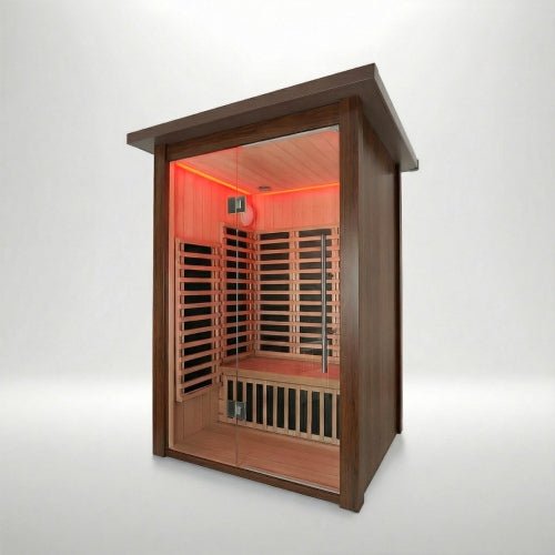 Insignia 2 Person Outdoor Infrared Sauna Plug and Play - Heracles Wellness