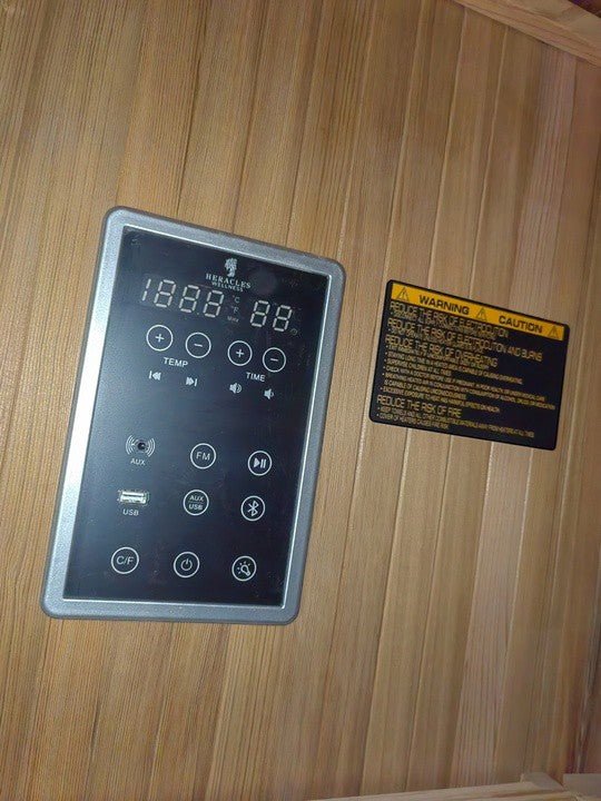 Kuro Infrared Sauna with Red Light Therapy - Heracles Wellness