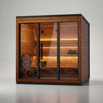 Leil® Aris Lite 4 Person Outdoor Sauna - Heracles Wellness