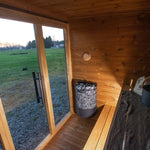 Leil® Aris Lite 4 Person Outdoor Sauna Kit - Heracles Wellness