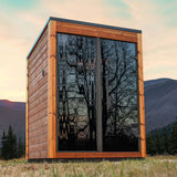 Leil® Aris Mini 2-3 Person Outdoor Sauna Kit - Heracles Wellness