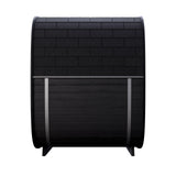 Leil® Black Cube Classic 4 Person Outdoor Sauna Kit - Heracles Wellness