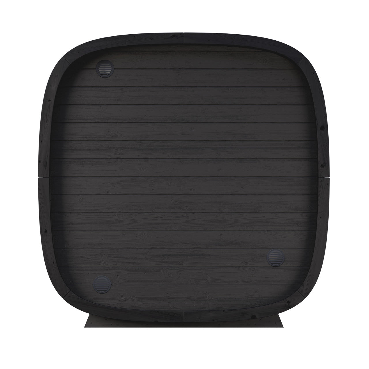 Leil® Black Cube Comfort 6 - 8 Person Outdoor Sauna - Heracles Wellness