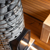 Leil® Black Cube Comfort 6 - 8 Person Outdoor Sauna - Heracles Wellness