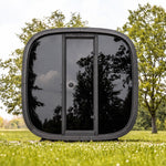 Leil® Black Cube Comfort 6-8 Person Outdoor Sauna Kit - Heracles Wellness