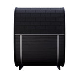 Leil® Black Cube Premium 4 - 6 Person Outdoor Sauna Kit - Heracles Wellness