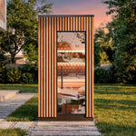 Leil® Viva 120 1 Person Outdoor Sauna - Heracles Wellness