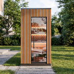 Leil® Viva 120 1 Person Outdoor Sauna - Heracles Wellness