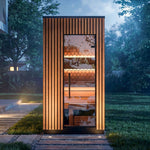 Leil® Viva 120 1 Person Outdoor Sauna - Heracles Wellness
