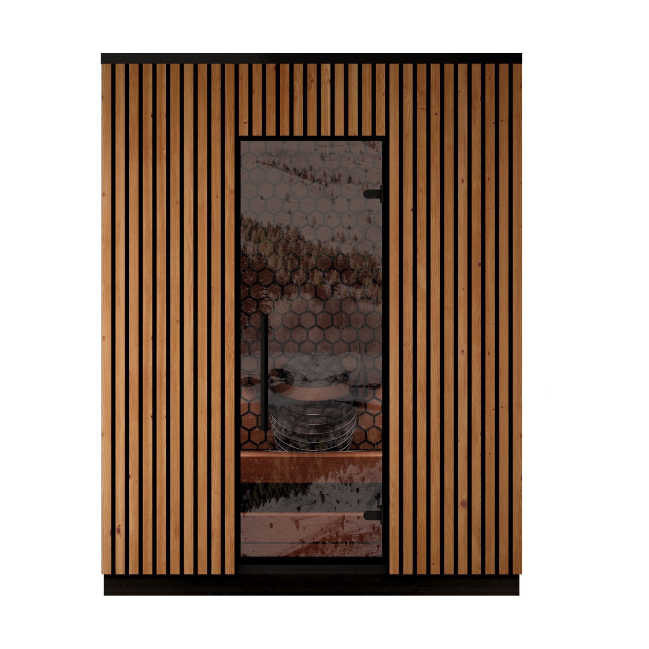 Leil® Viva 180 4 - 6 Person Outdoor Sauna - Heracles Wellness