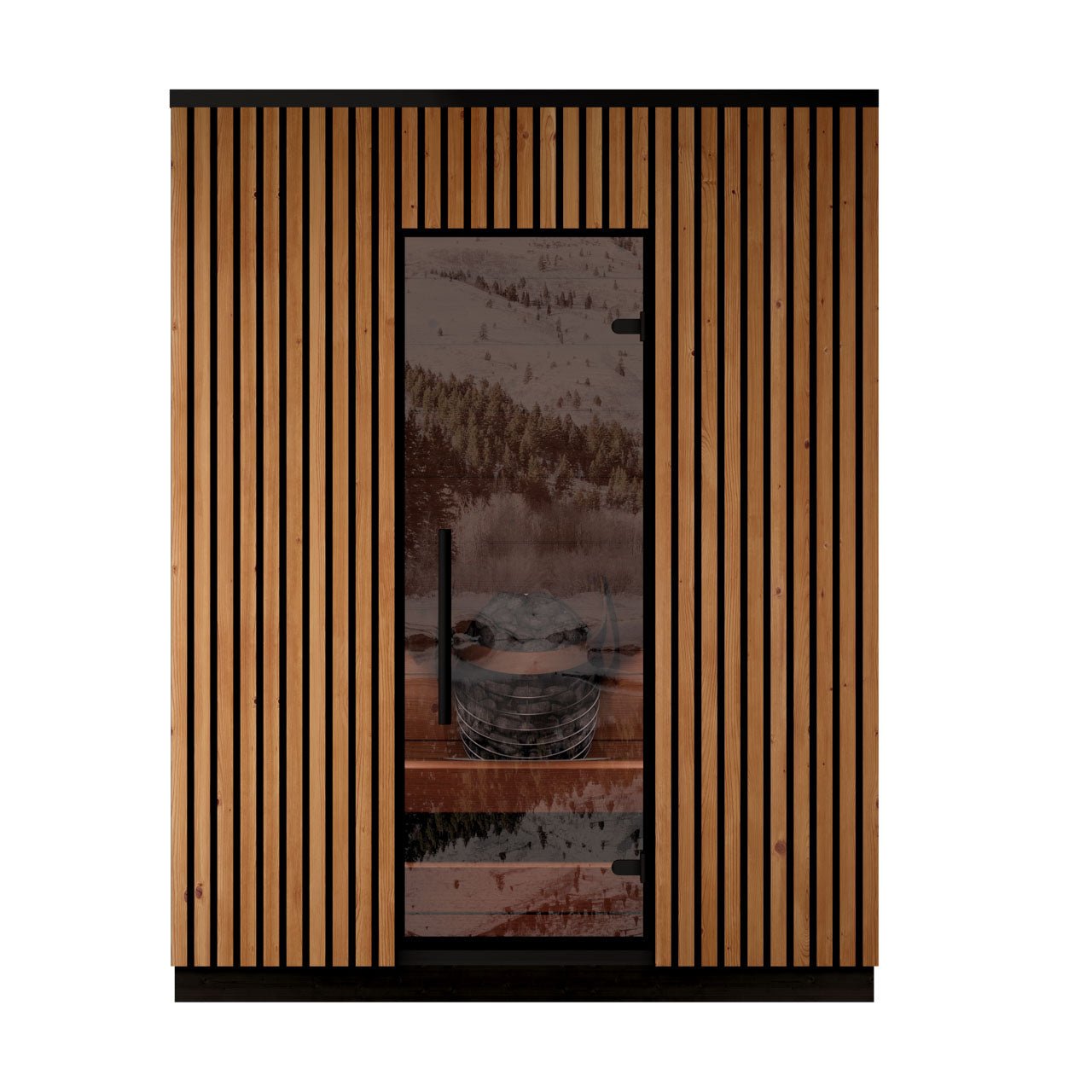 Leil® Viva 180 4 - 6 Person Outdoor Sauna - Heracles Wellness