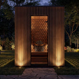 Leil® Viva 180 4 - 6 Person Outdoor Sauna - Heracles Wellness