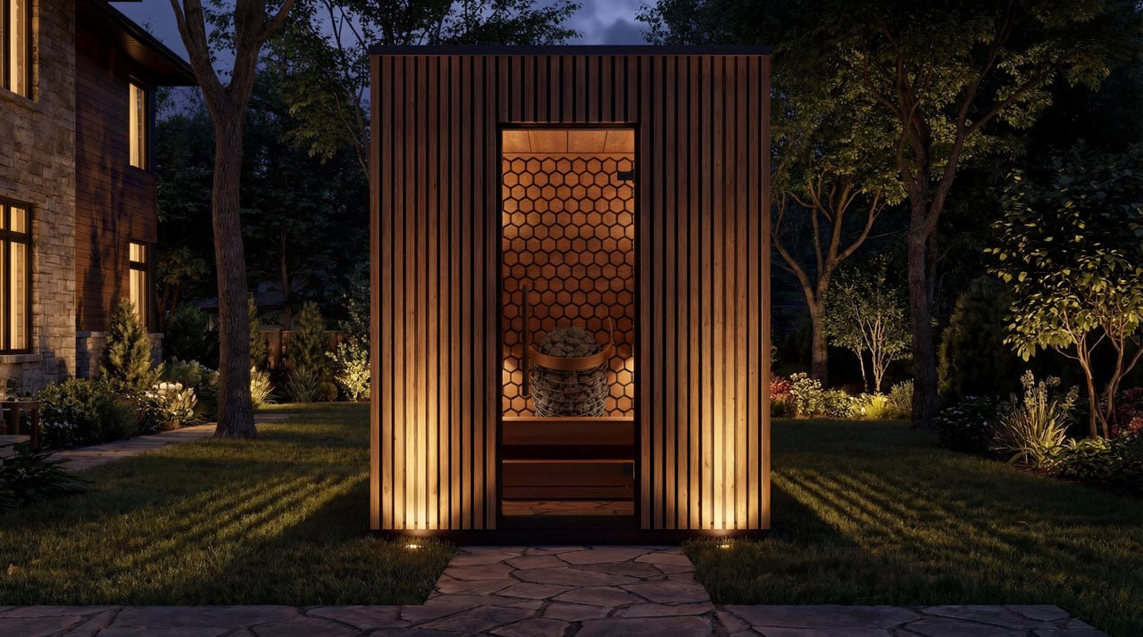 Leil® Viva 180 4 - 6 Person Outdoor Sauna - Heracles Wellness