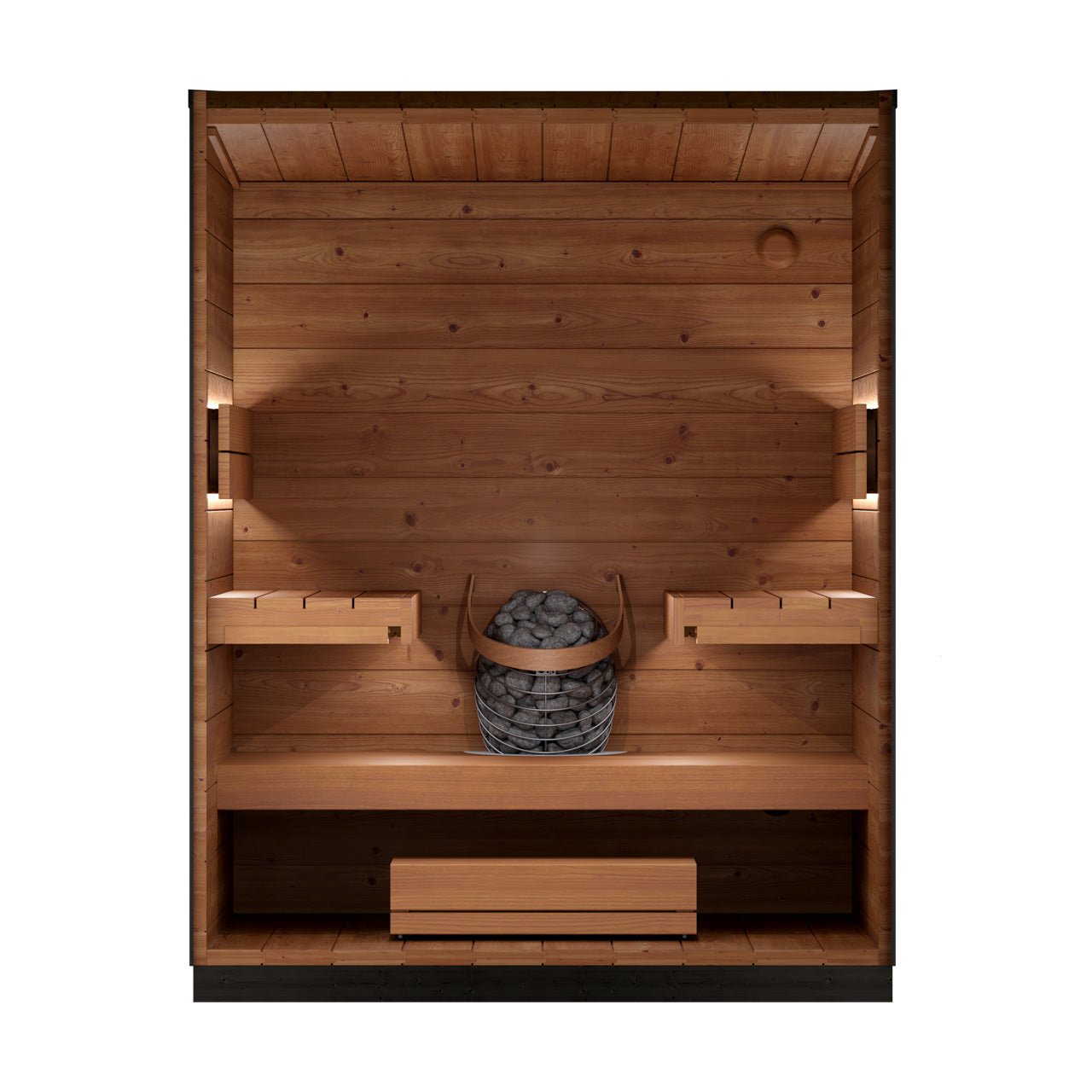 Leil® Viva 180 4 - 6 Person Outdoor Sauna - Heracles Wellness