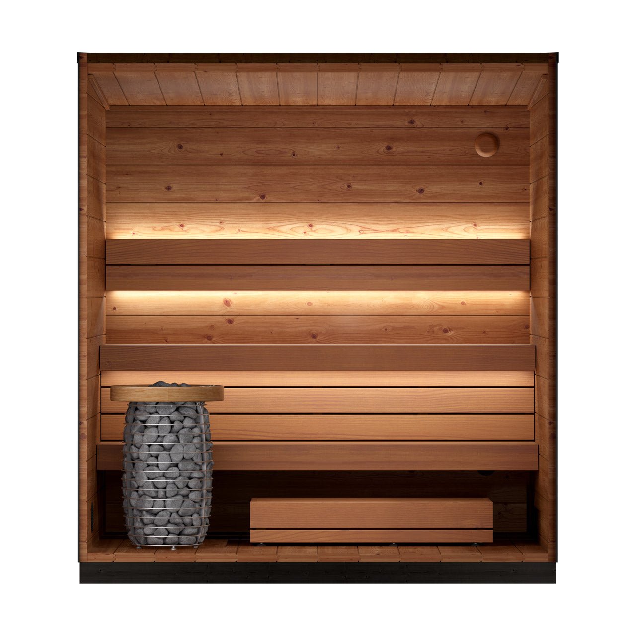 Leil® Viva 210 3 - 4 Person Outdoor Sauna - Heracles Wellness