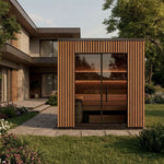 Leil® Viva 210 3 - 4 Person Outdoor Sauna - Heracles Wellness