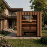 Leil® Viva 210 3 - 4 Person Outdoor Sauna - Heracles Wellness