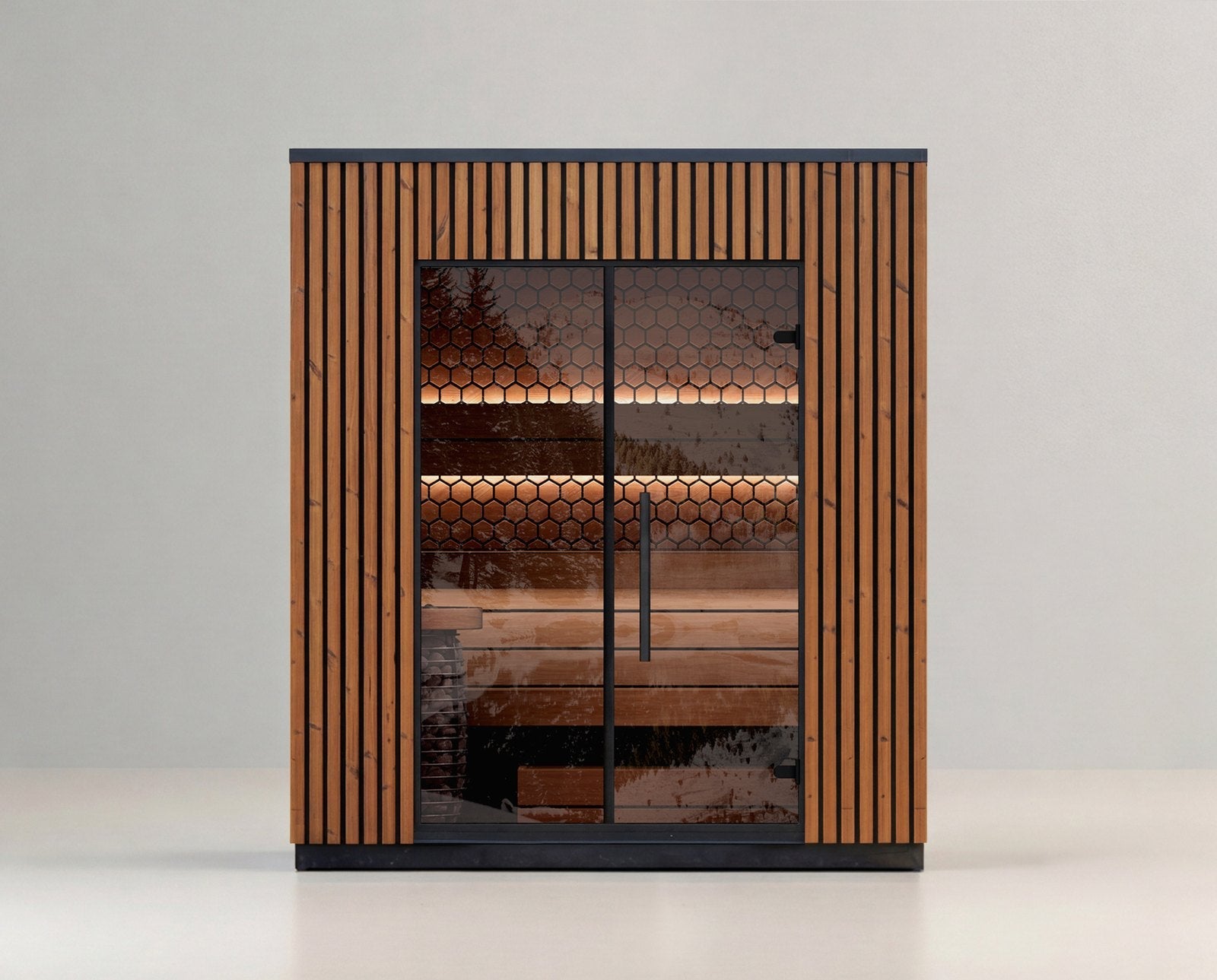 Leil® Viva 210 3-4 Person Outdoor Sauna - Heracles Wellness