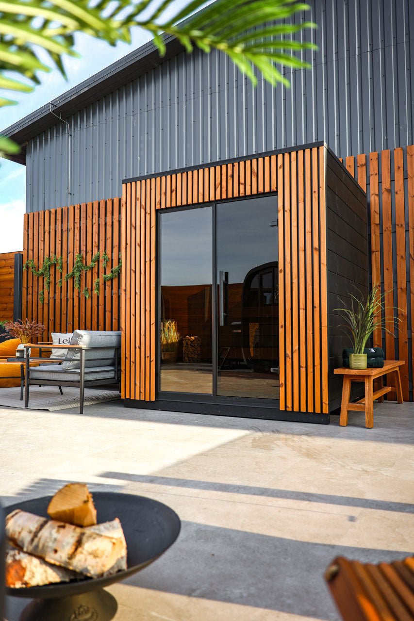 Leil® Viva 210 3 - 4 Person Outdoor Sauna - Heracles Wellness