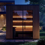 Leil® Viva 210 3 - 4 Person Outdoor Sauna - Heracles Wellness