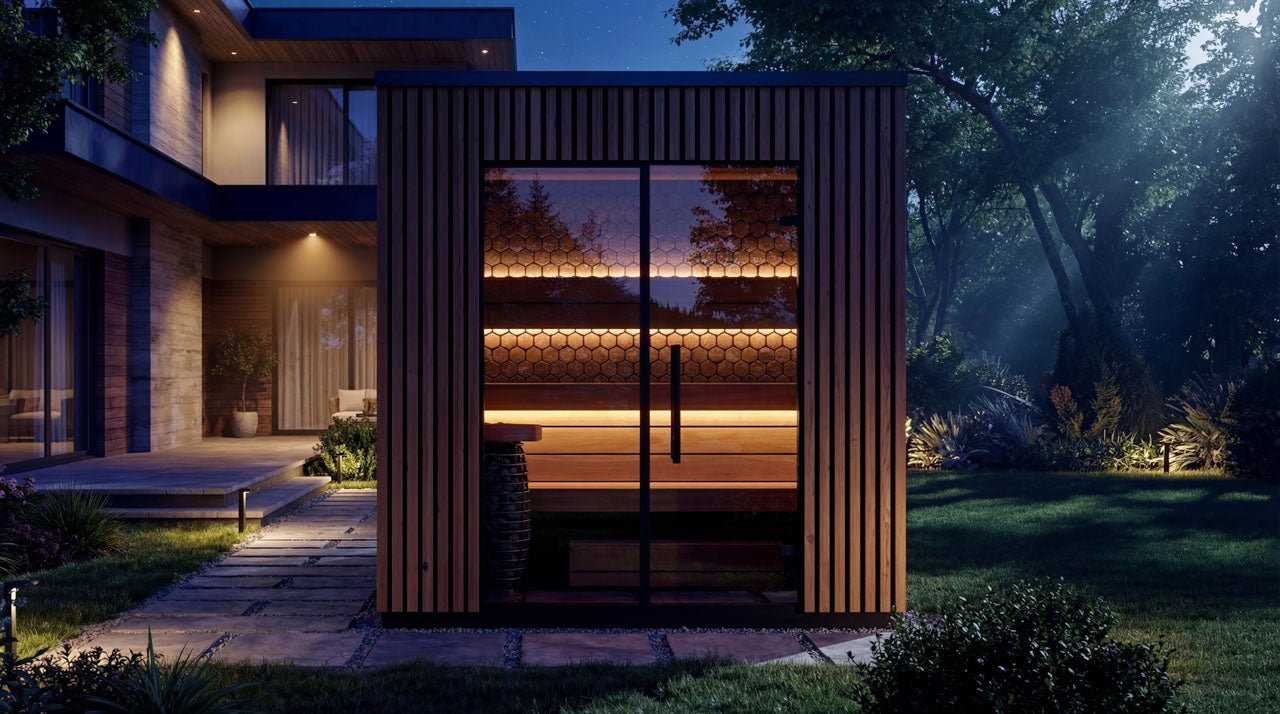 Leil® Viva 210 3 - 4 Person Outdoor Sauna - Heracles Wellness