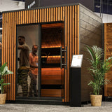 Leil® Viva 210 3 - 4 Person Outdoor Sauna - Heracles Wellness