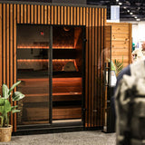 Leil® Viva 210 3 - 4 Person Outdoor Sauna - Heracles Wellness