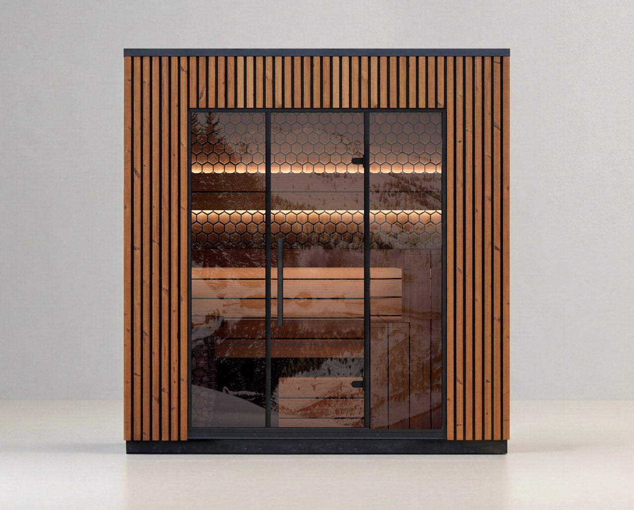 Leil® Viva 250 4-5 Person Outdoor Sauna - Heracles Wellness