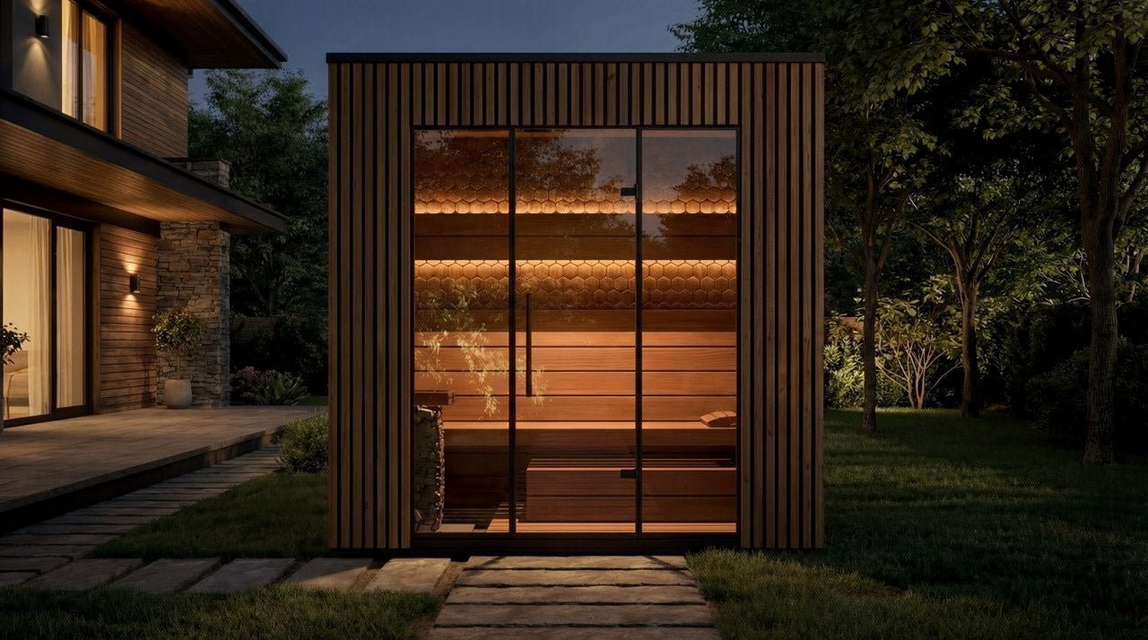 Leil® Viva 250 4 - 5 Person Outdoor Sauna - Heracles Wellness