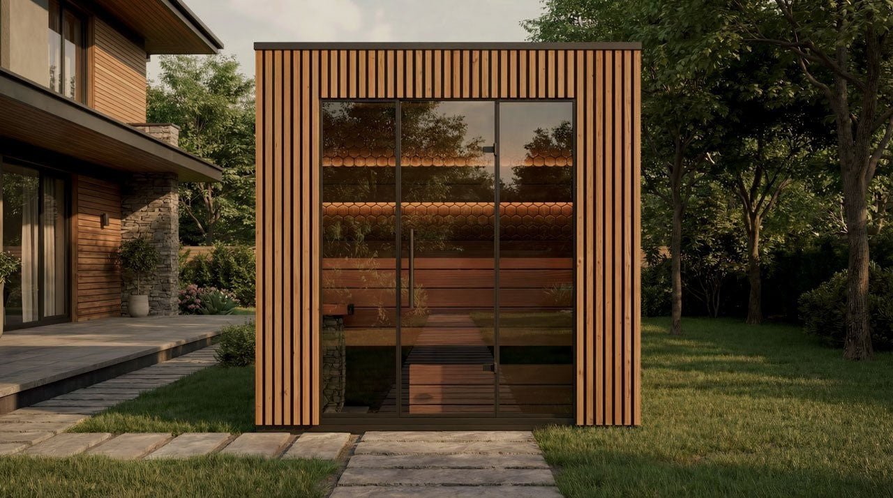 Leil® Viva 250 4 - 5 Person Outdoor Sauna - Heracles Wellness