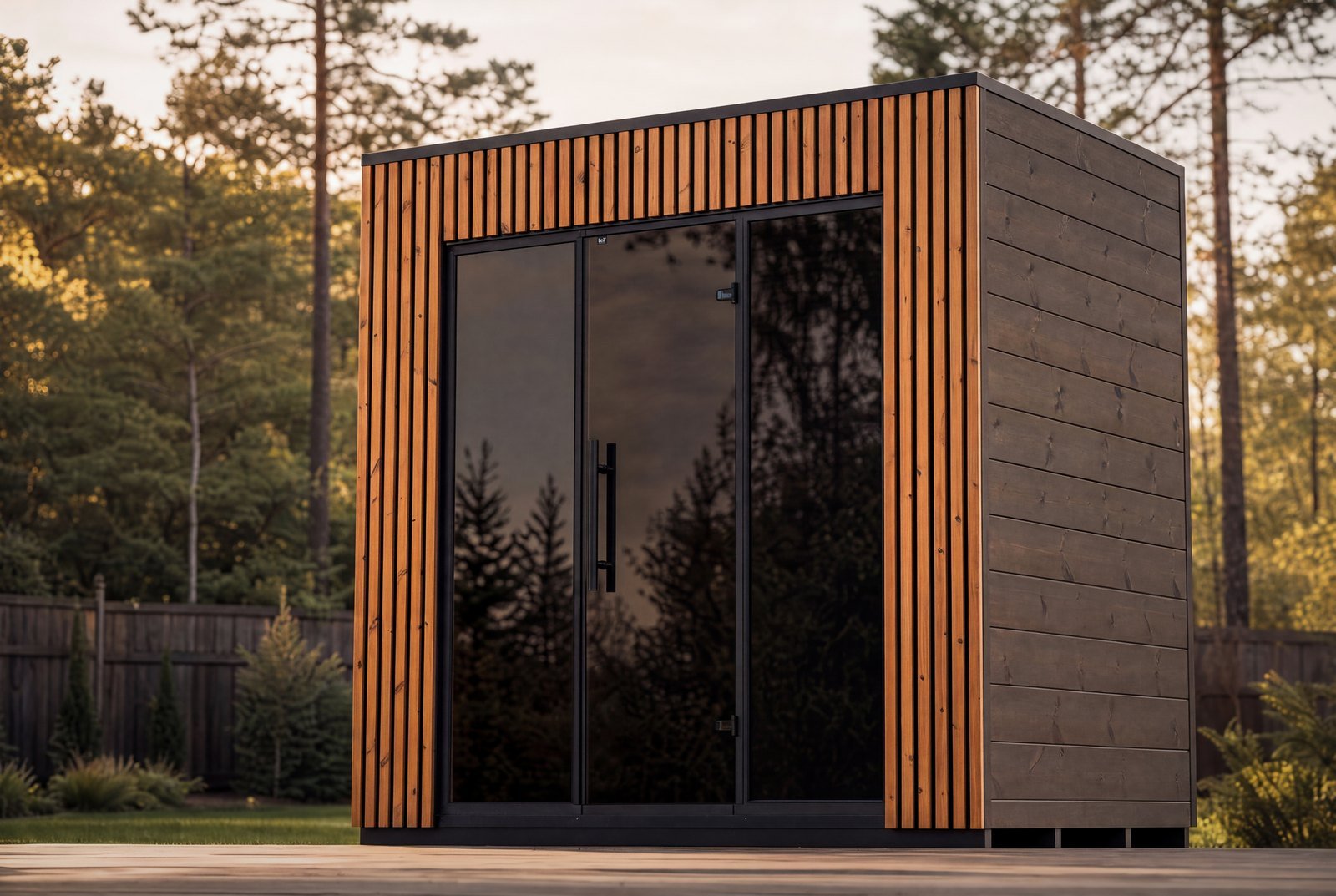 Leil® Viva 250 4-5 Person Outdoor Sauna - Heracles Wellness