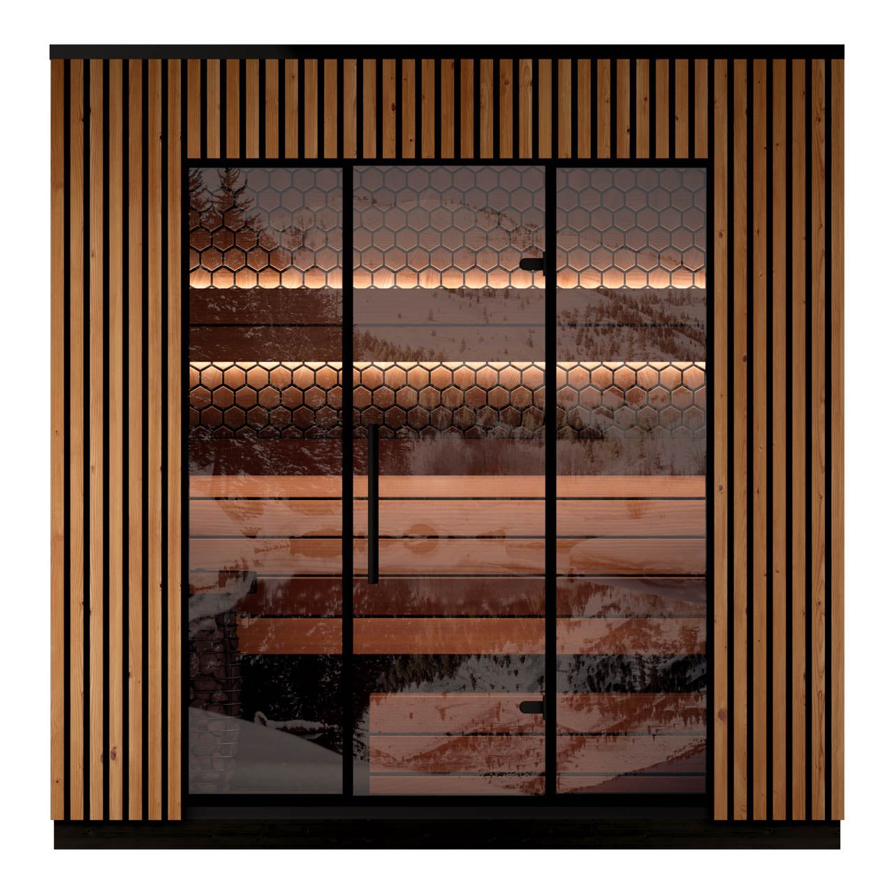 Leil® Viva 250 4 - 5 Person Outdoor Sauna - Heracles Wellness