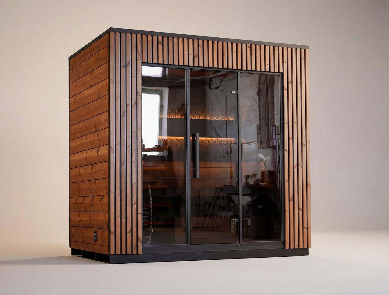 Leil® Viva 250 4-5 Person Outdoor Sauna - Heracles Wellness