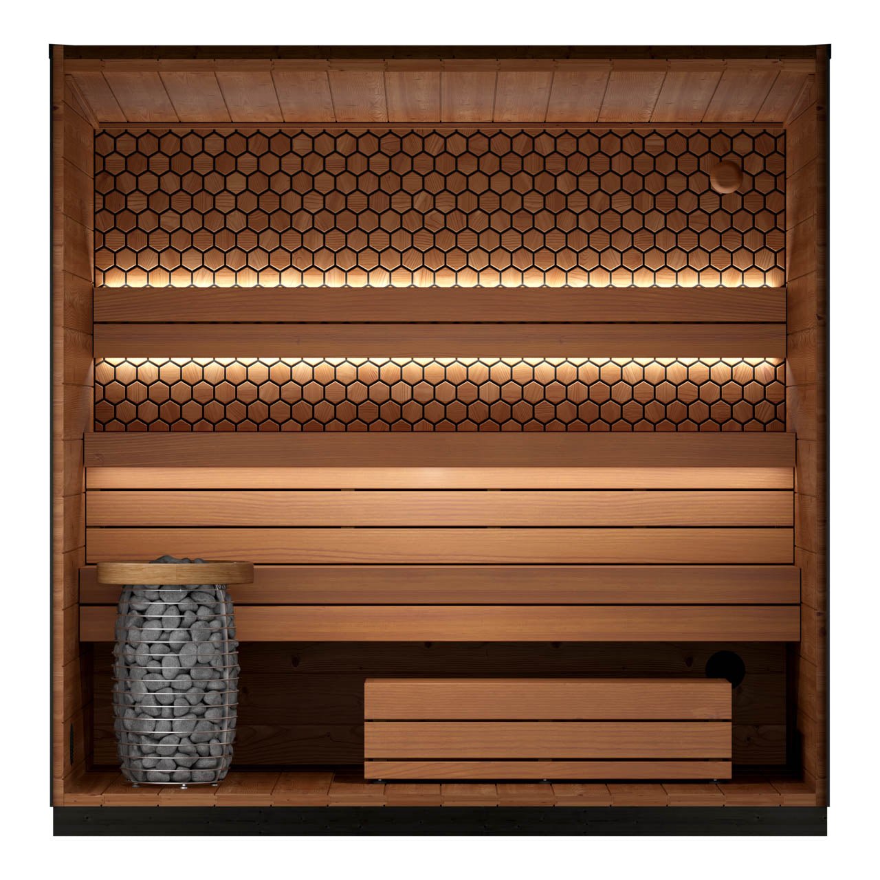 Leil® Viva 250 4 - 5 Person Outdoor Sauna - Heracles Wellness