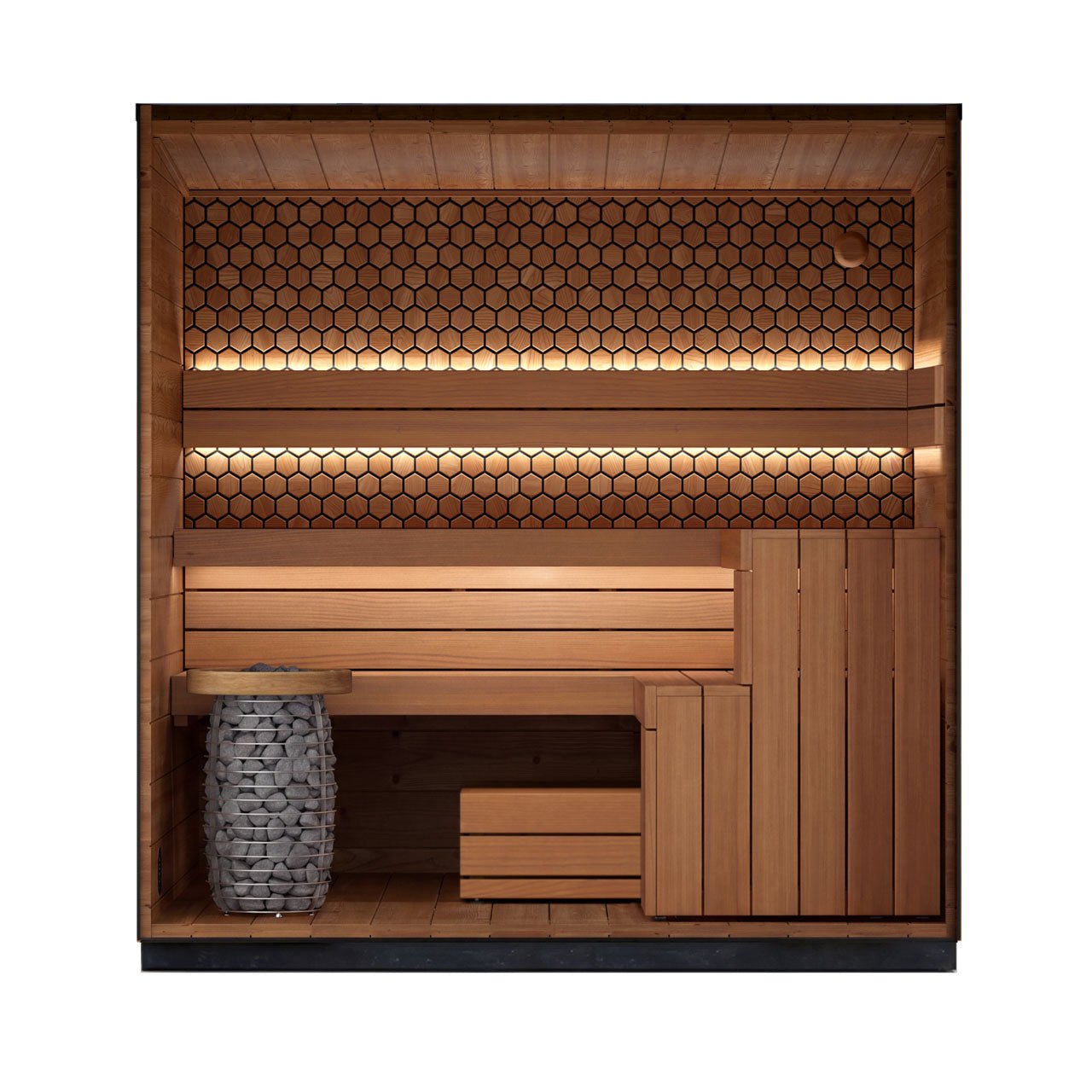Leil® Viva 250 4-5 Person Outdoor Sauna - Heracles Wellness